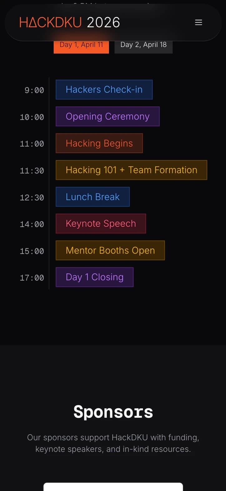HackDKU 2025 & 2026 preview 4